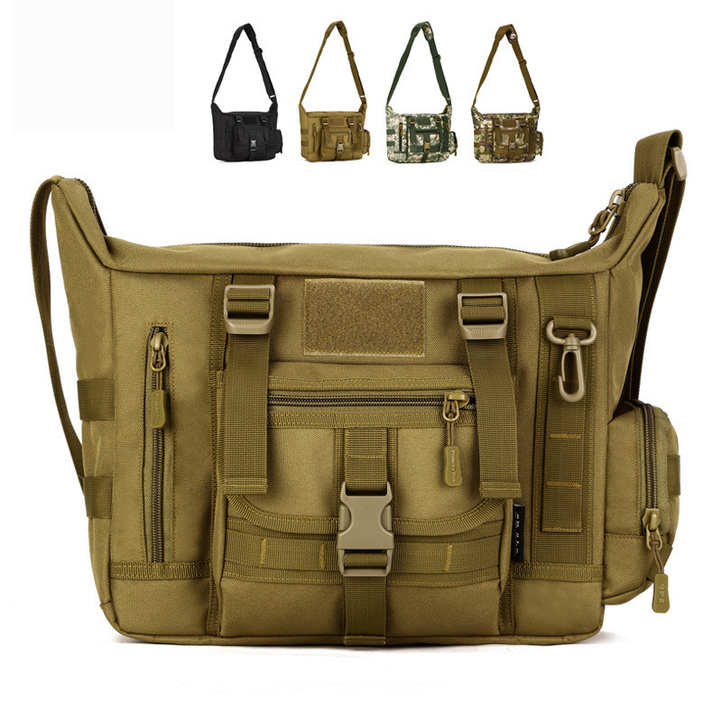 14Inch Laptop Shoulder Bag Men - Rucksack Military Style recension och pris