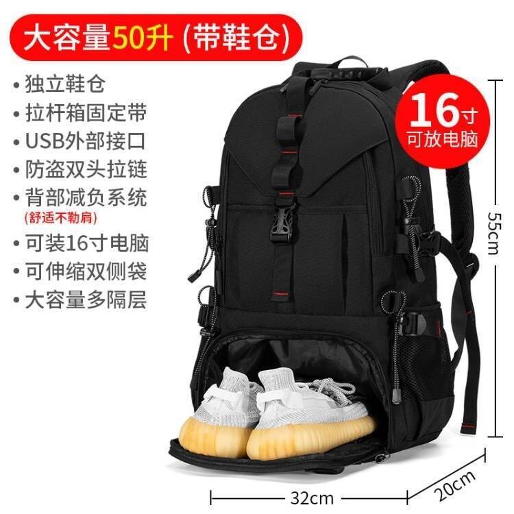 New Extra Large Capacity Men S - Canvas Backpack Casual recension och pris