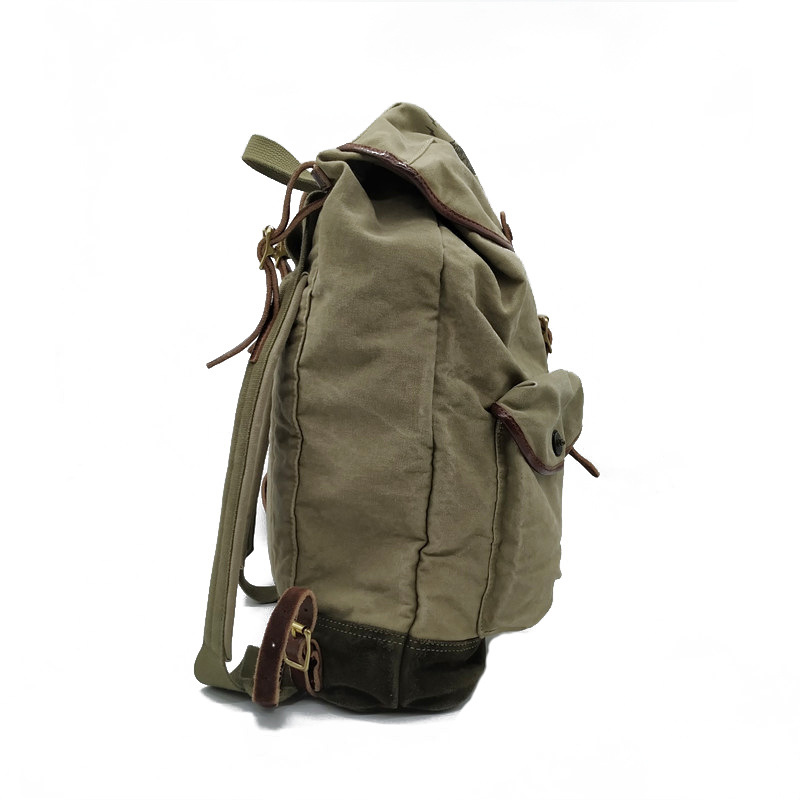 Retro American High Density Ca - Canvas Backpack Casual recension och pris